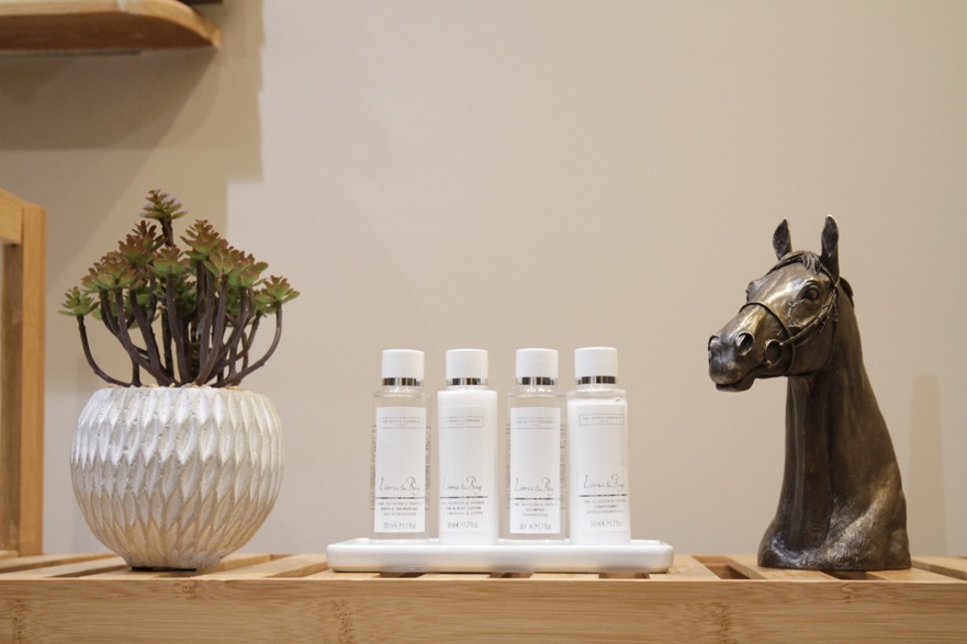 Toiletries with horse head